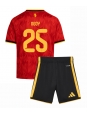Otroške Nogometnih dresov Belgija Nathan Ngoy #25 Domači SP 2026 Kratki rokavi (+ hlače)
